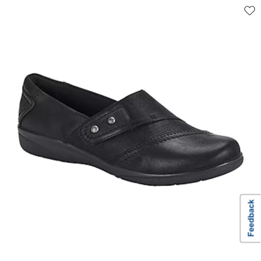 Women's Black Slip-On Shoes